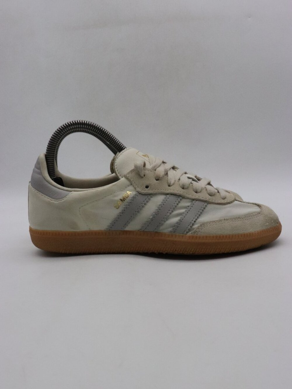 Adidas Samba OG Men's Size 5 Women’s 6 Off White Grey Gum Aluminum Shoes ID1448